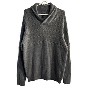 Daniel Hechter Paris 100% Cashmere Men’s Sweater Gray Size Large